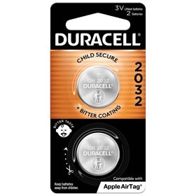 Duracell CR2032 3V Lithium Coin Battery with Child Safety Features, Compatible with Apple AirTag, Key Fob, Car Remote, Glucose Monitor