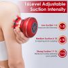 Cupping Therapy Massager With Red Light Heat Therapy 16Level Temperature Suction Cellulite Remover Massager Vacuum Therapy Machine Portable Cupping Sc