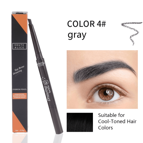 Dual-ended eyebrow pencil